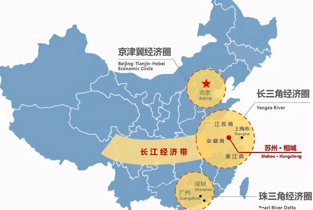 中國三大經(jīng)濟(jì)圈