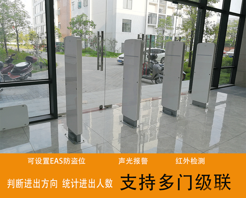 RFID超高頻多通道級聯UHF倉庫出入庫防盜報警 會議門禁 